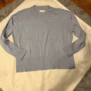 Women’s TREASURE & BOND Periwinkle Blue V-Neck Sweater sz XL